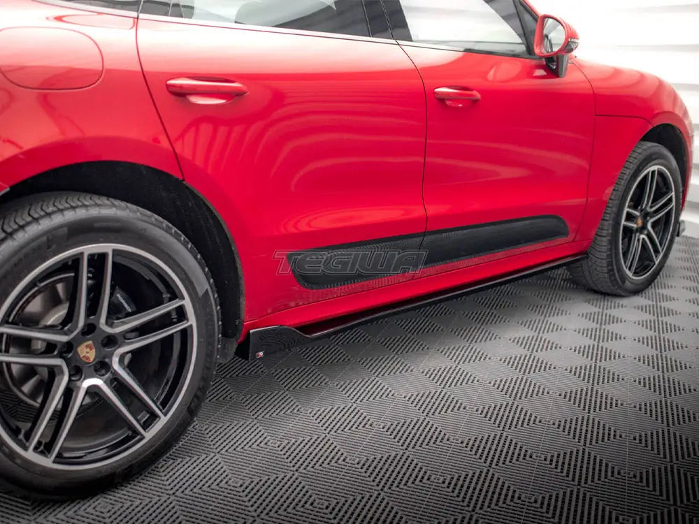 Maxton Design Side Skirts Diffusers Porsche Macan Mk1 Facelift