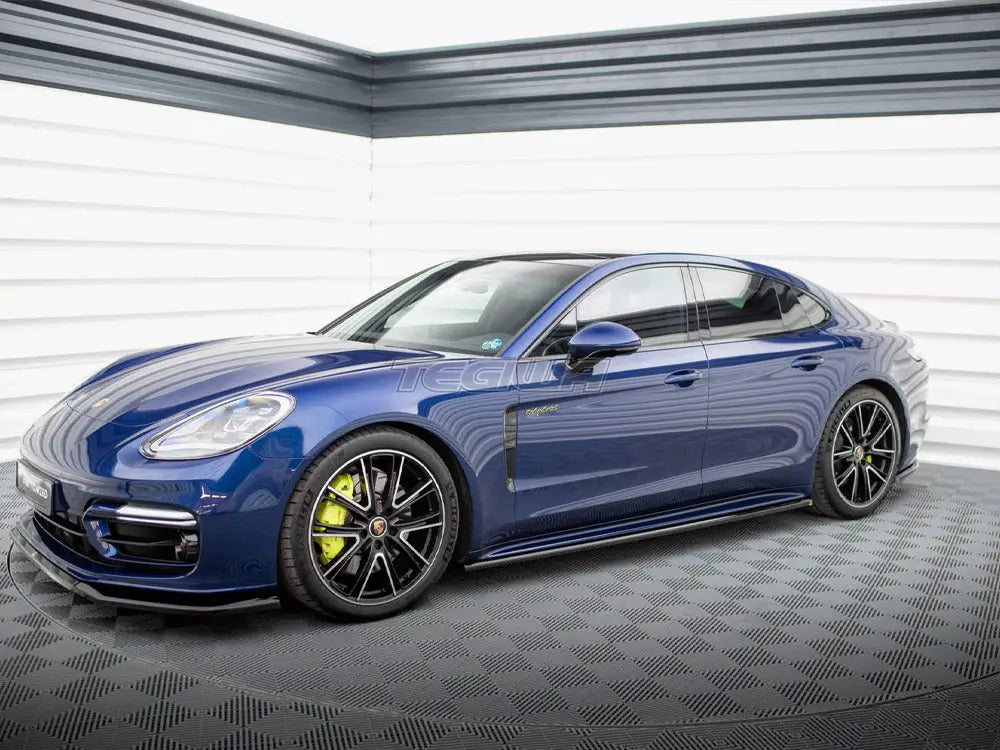 Maxton Design Side Skirts Diffusers Porsche Panamera E-Hybrid 971 Facelift