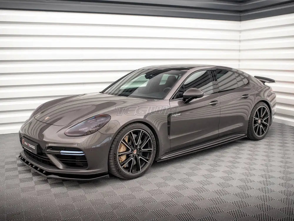 Maxton Design Side Skirts Diffusers Porsche Panamera E-Hybrid 971