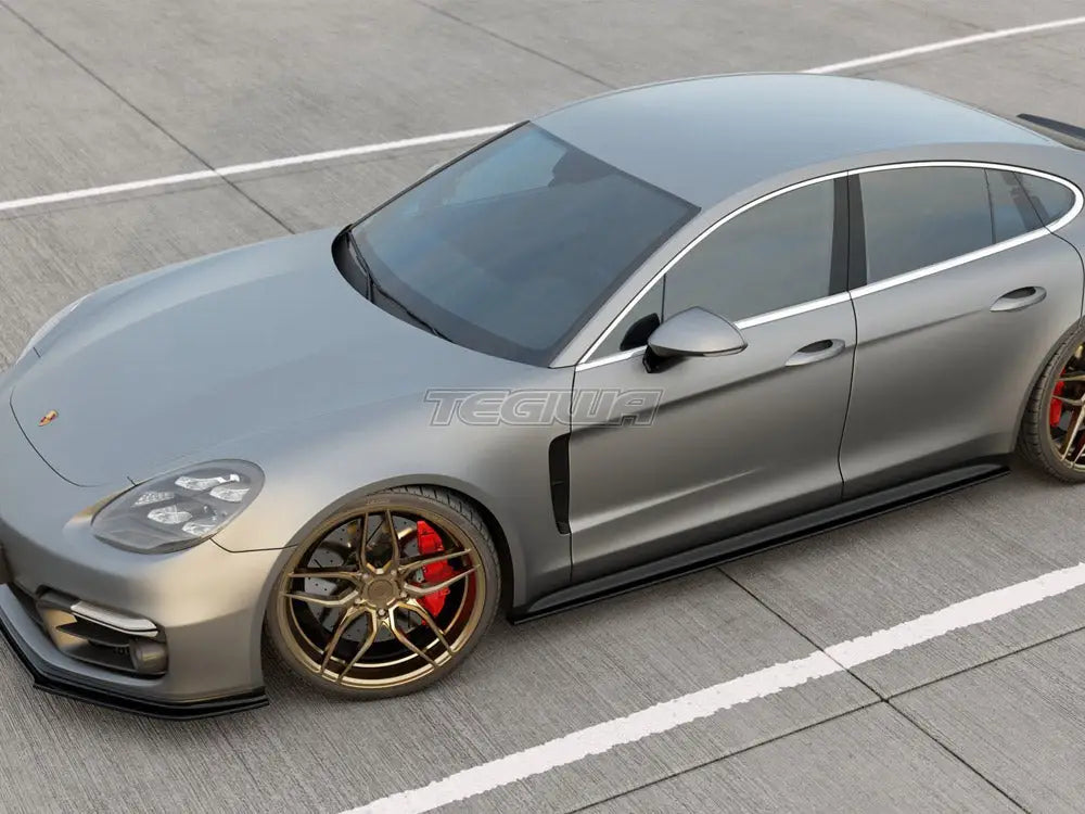 Maxton Design Side Skirts Diffusers Porsche Panamera GTS 971 2019-