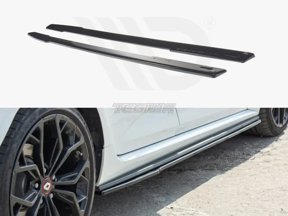 Maxton Design Side Skirts Diffusers Renault Megane MK4 RS 18-20