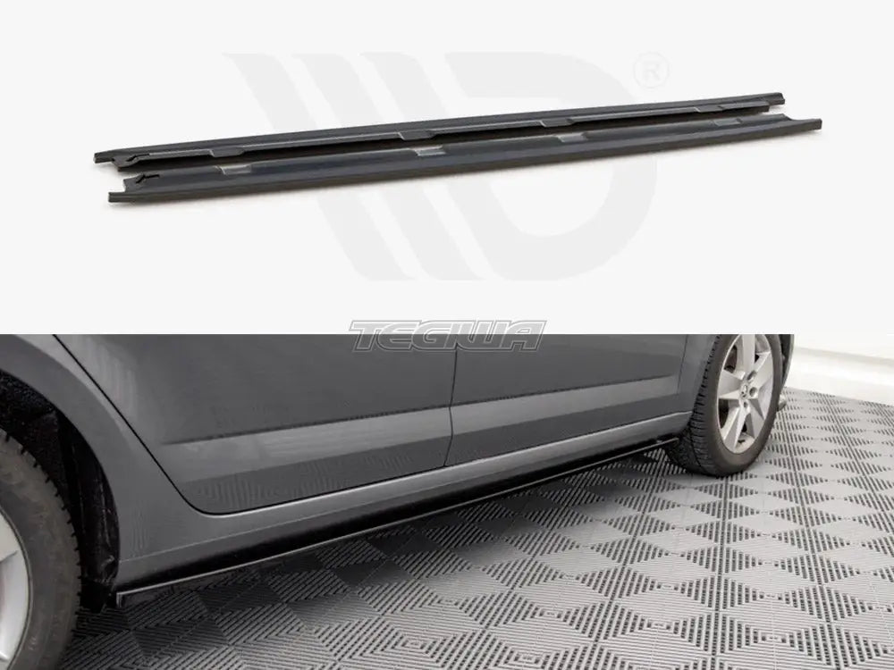 Maxton Design Side Skirts Diffusers Skoda Octavia MK3 Facelift 13-20