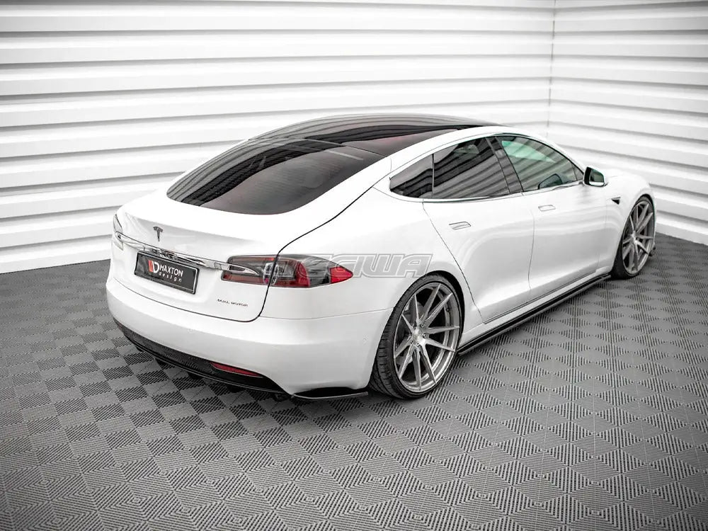 Maxton Design Side Skirts Diffusers Tesla Model S Facelift 2016-