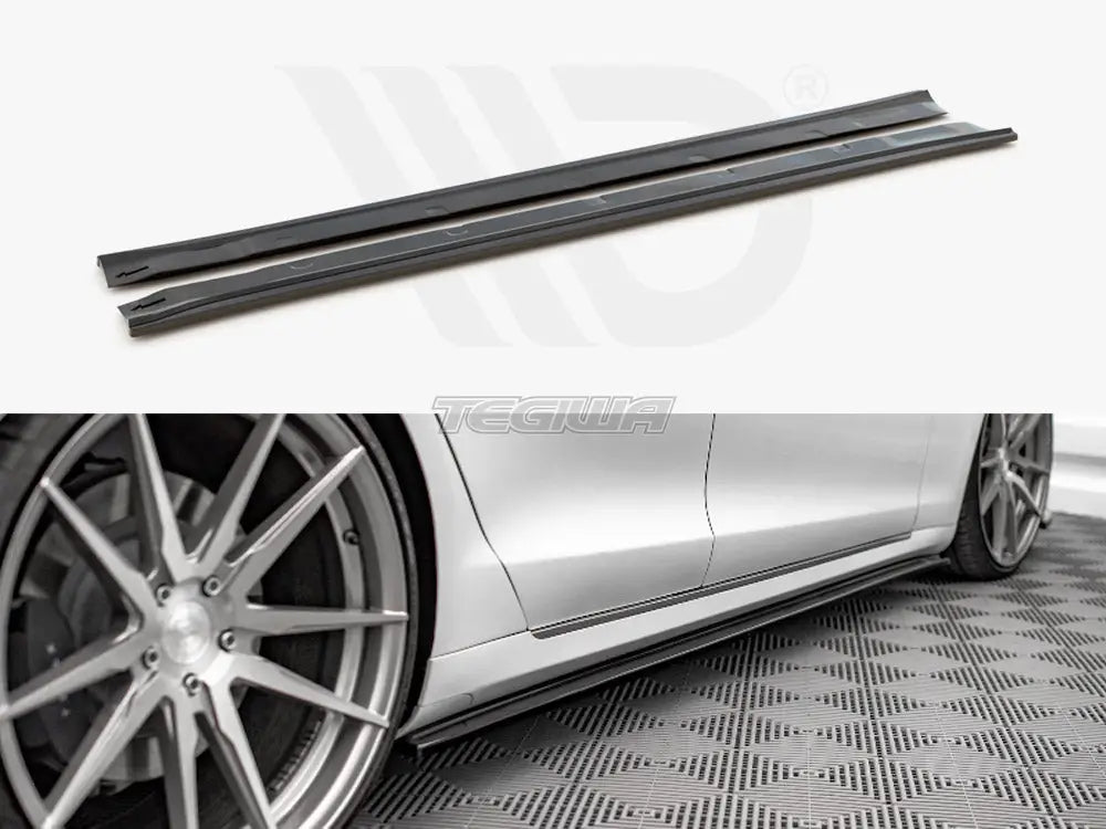 Maxton Design Side Skirts Diffusers Tesla Model S Facelift 2016-