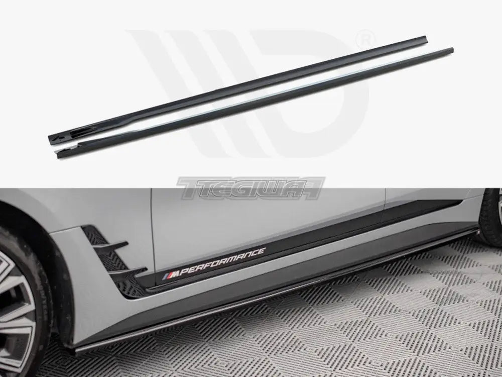 Maxton Design Side Skirts Diffusers V.1 BMW 4-Series Gran Coupe M-Pack G26