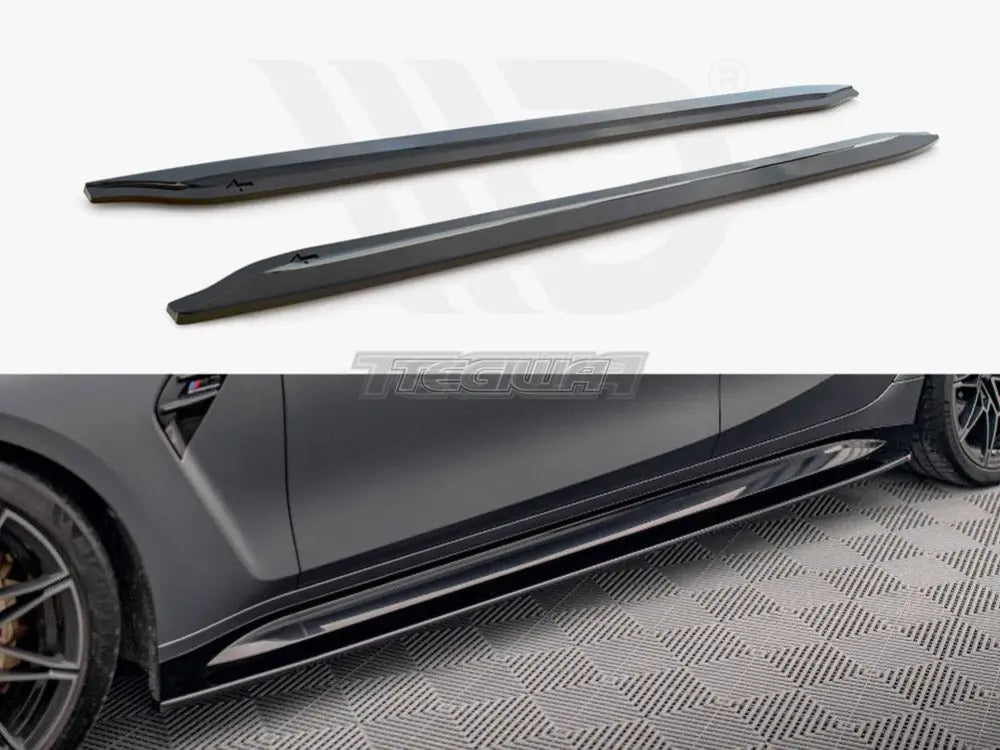 Maxton Design Side Skirts Diffusers V.1 BMW M3 G80 2021-