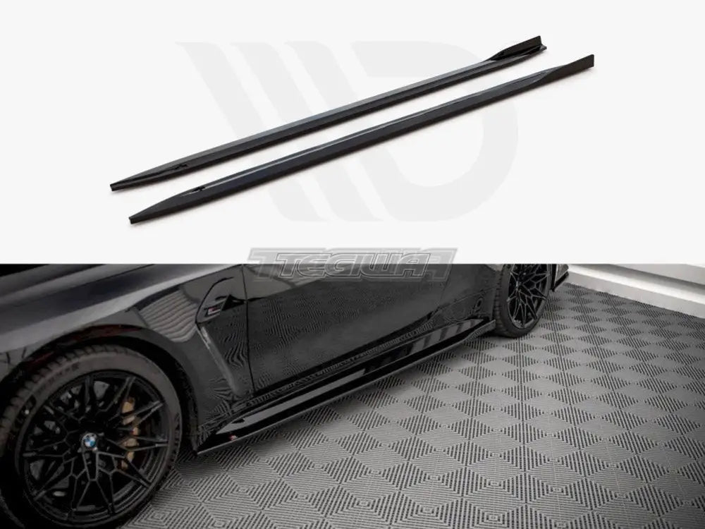 Maxton Design Side Skirts Diffusers V.1 BMW M4 G82 2021-