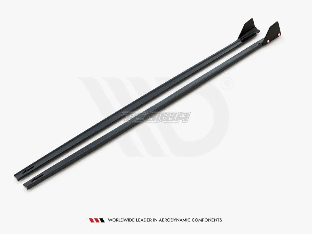 Maxton Design Side Skirts Diffusers V.1 + Flaps Toyota Yaris Mk4