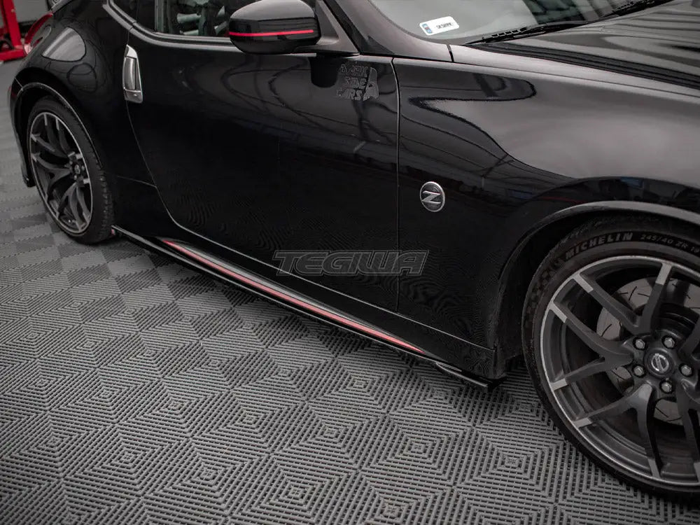 Maxton Design Side Skirts Diffusers V.1 Nissan 370Z Nismo Facelift 12-20