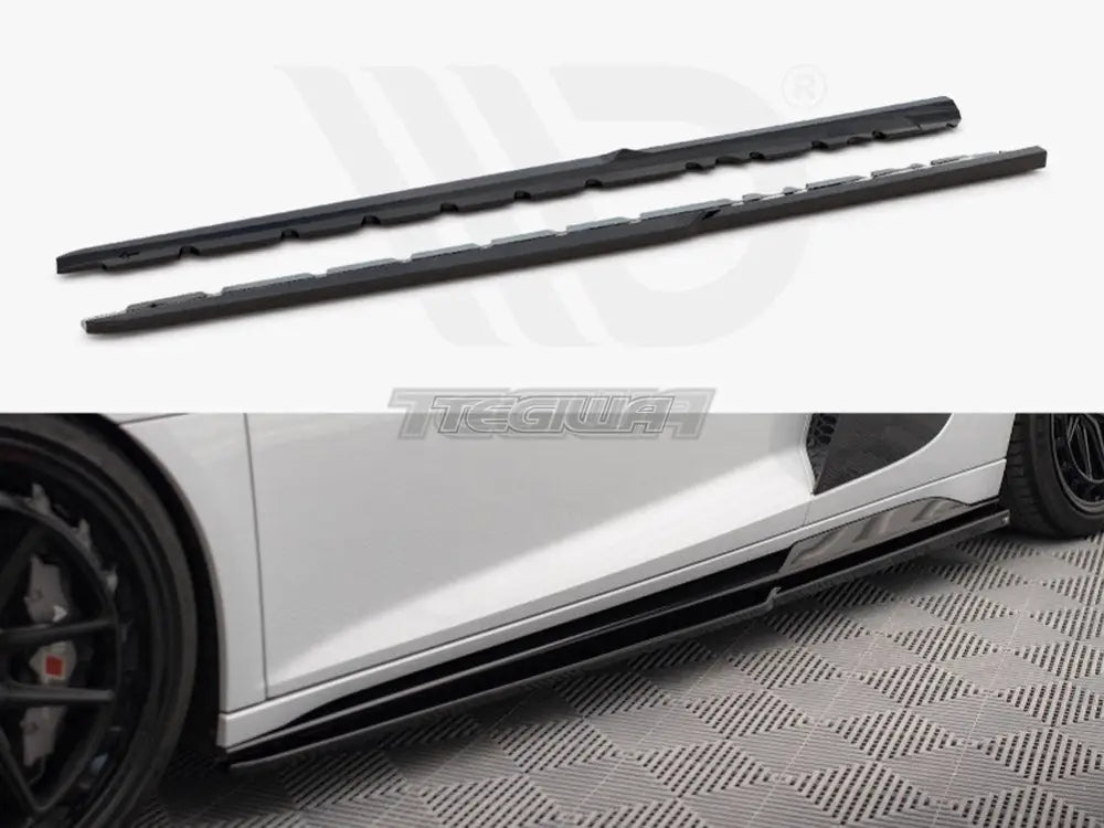 Maxton Design Side Skirts Diffusers V.2 Audi R8 Mk2 Facelift