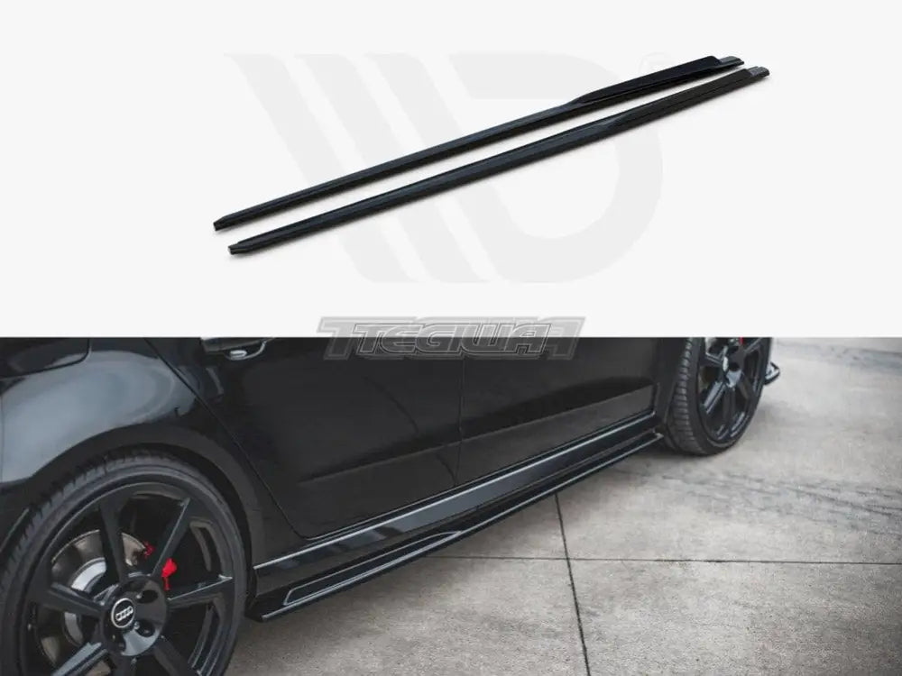 Maxton Design Side Skirts Diffusers V.2 Audi RS3 8V Sportback Facelift 2017-UP