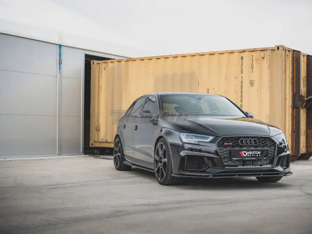 Maxton Design Side Skirts Diffusers V.2 Audi RS3 8V Sportback Facelift 2017-UP