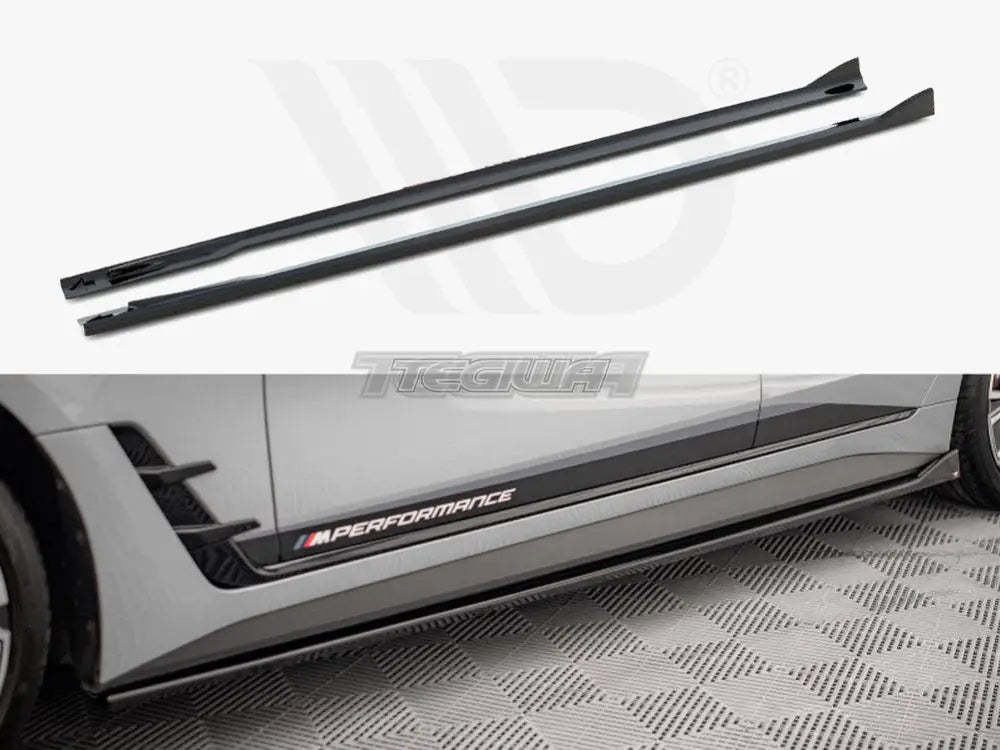 Maxton Design Side Skirts Diffusers V.2 BMW 4-Series Gran Coupe M-Pack G26