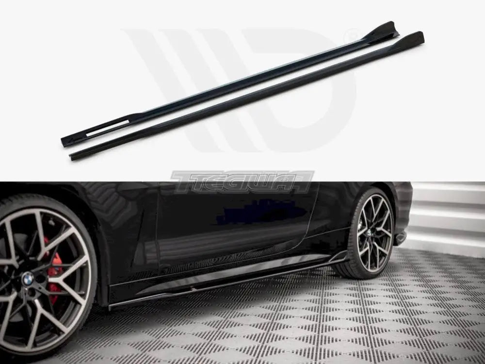 Maxton Design Side Skirts Diffusers V.2 BMW 4-Series M-pack G22 2020-