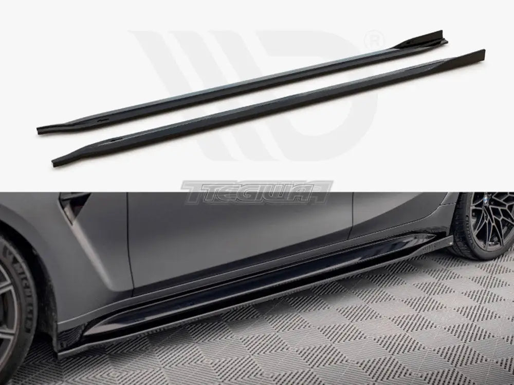 Maxton Design Side Skirts Diffusers V.2 BMW M3 G80 2021-