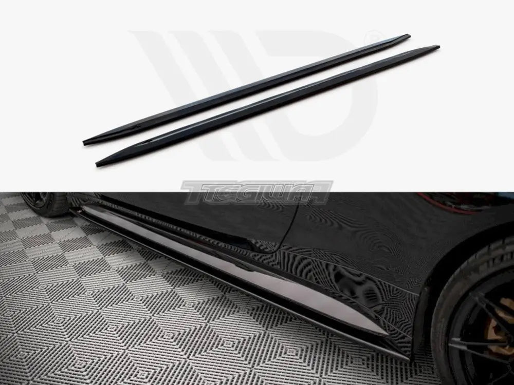 Maxton Design Side Skirts Diffusers V.2 BMW M4 G82 2021-