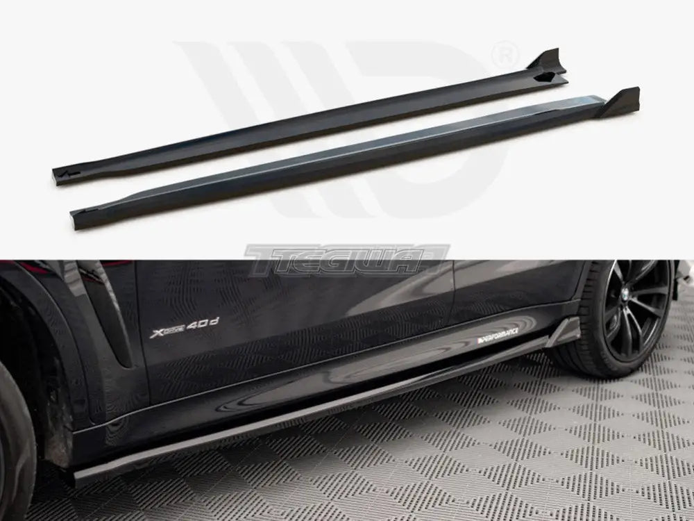 Maxton Design Side Skirts Diffusers V.2 BMW X6 M Sport F16