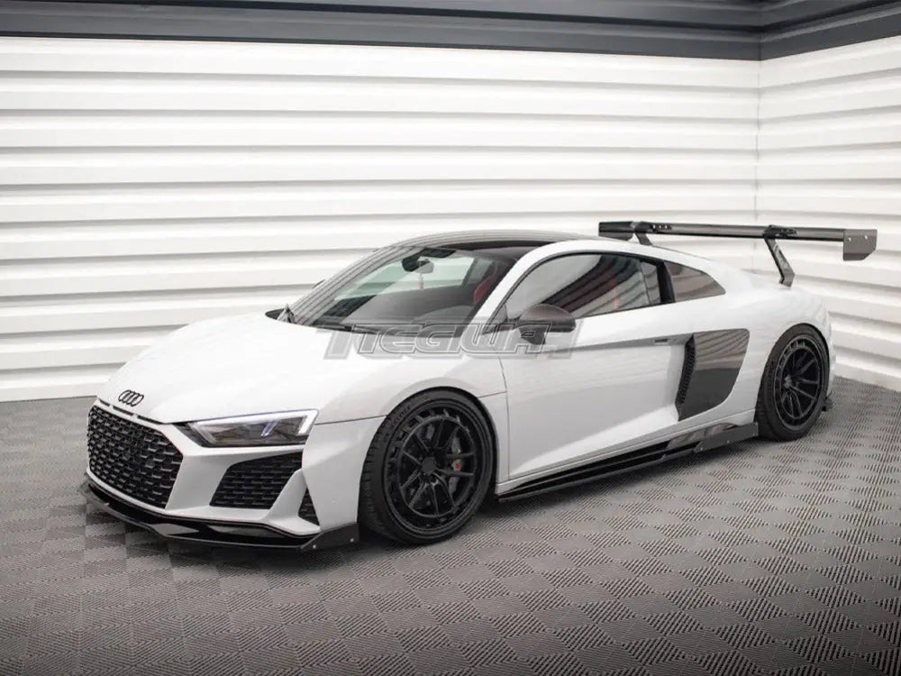 Maxton Design Side Skirts Diffusers V.2 + Flaps Audi R8 Mk2 Facelift