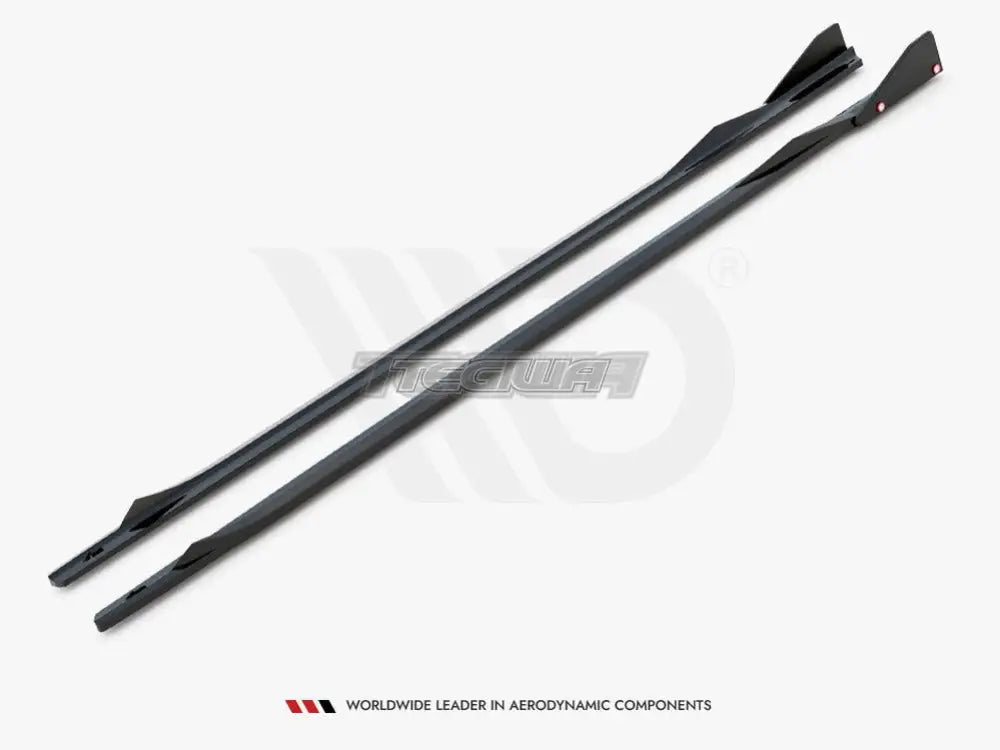 Maxton Design Side Skirts Diffusers V.2 + Flaps BMW 2-Series Coupe M-Pack M240i G42