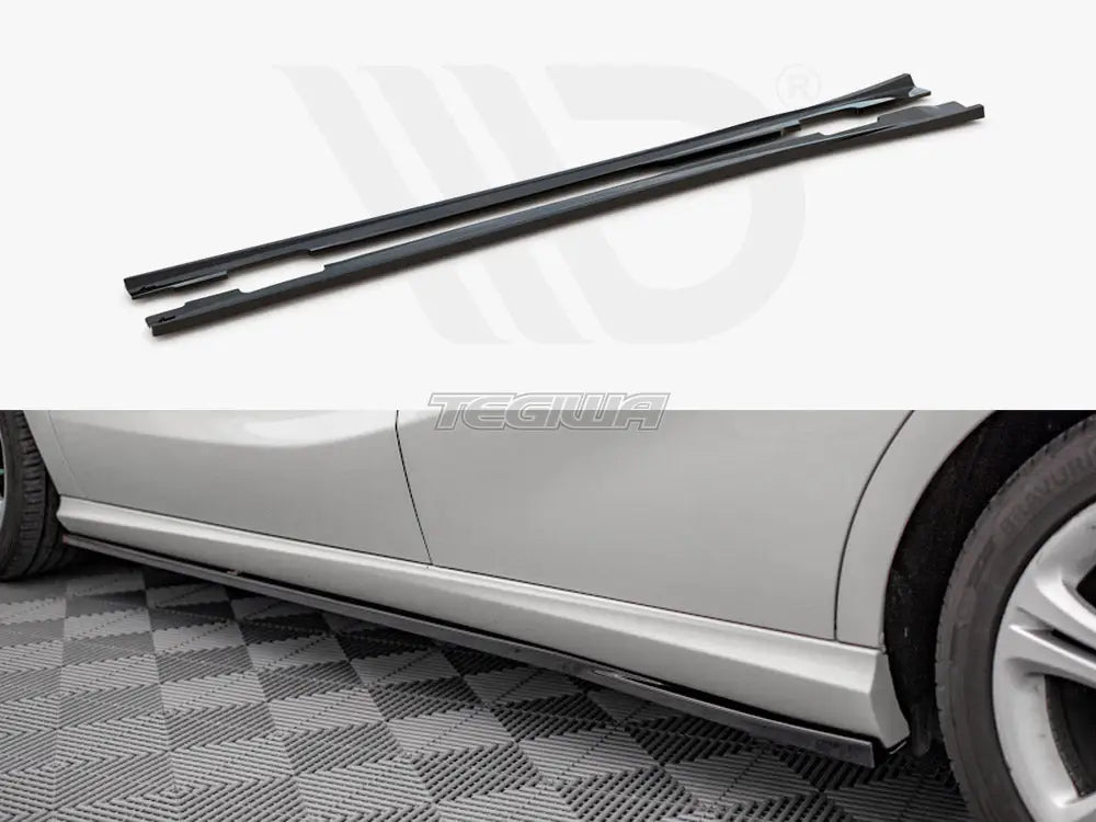 Maxton Design Side Skirts Diffusers V.2 Mercedes A W176 12-15