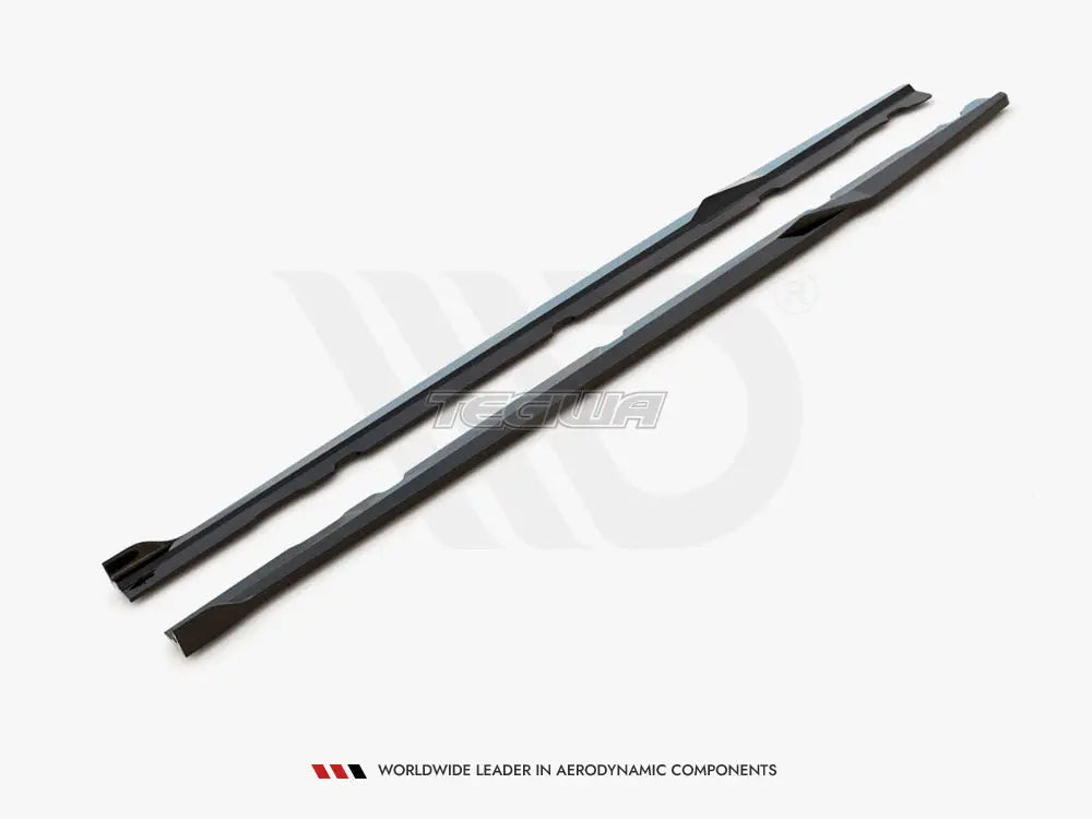 Maxton Design Side Skirts Diffusers V.2 Mercedes-amg C 63AMG Coupe C205 Facelift 18-21