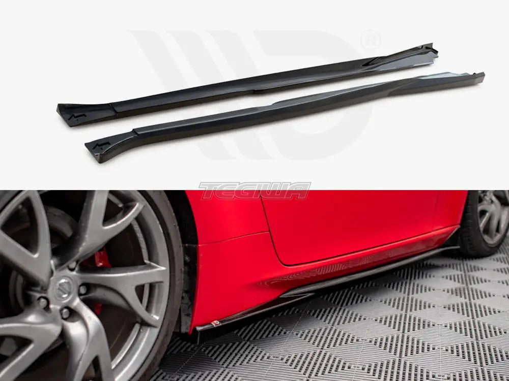 Maxton Design Side Skirts Diffusers V.2 Nissan 370Z 09-20