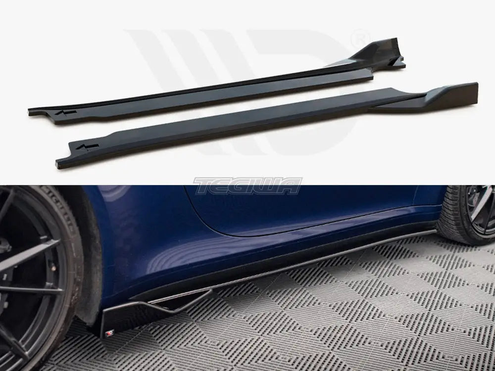 Maxton Design Side Skirts Diffusers V.2 Porsche 911 Carrera Aero 992