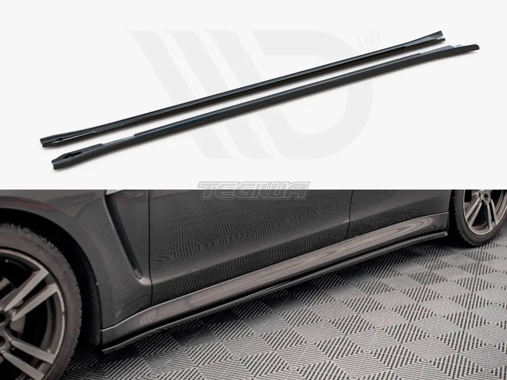 Maxton Design Side Skirts Diffusers V.2 Porsche Panamera Panamera Diesel Panamera Turbo 970