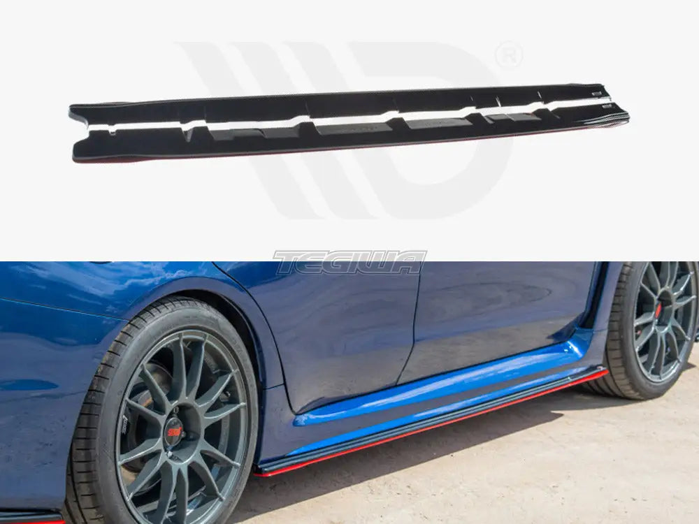 Maxton Design Side Skirts Diffusers V.2 Subaru WRX STI