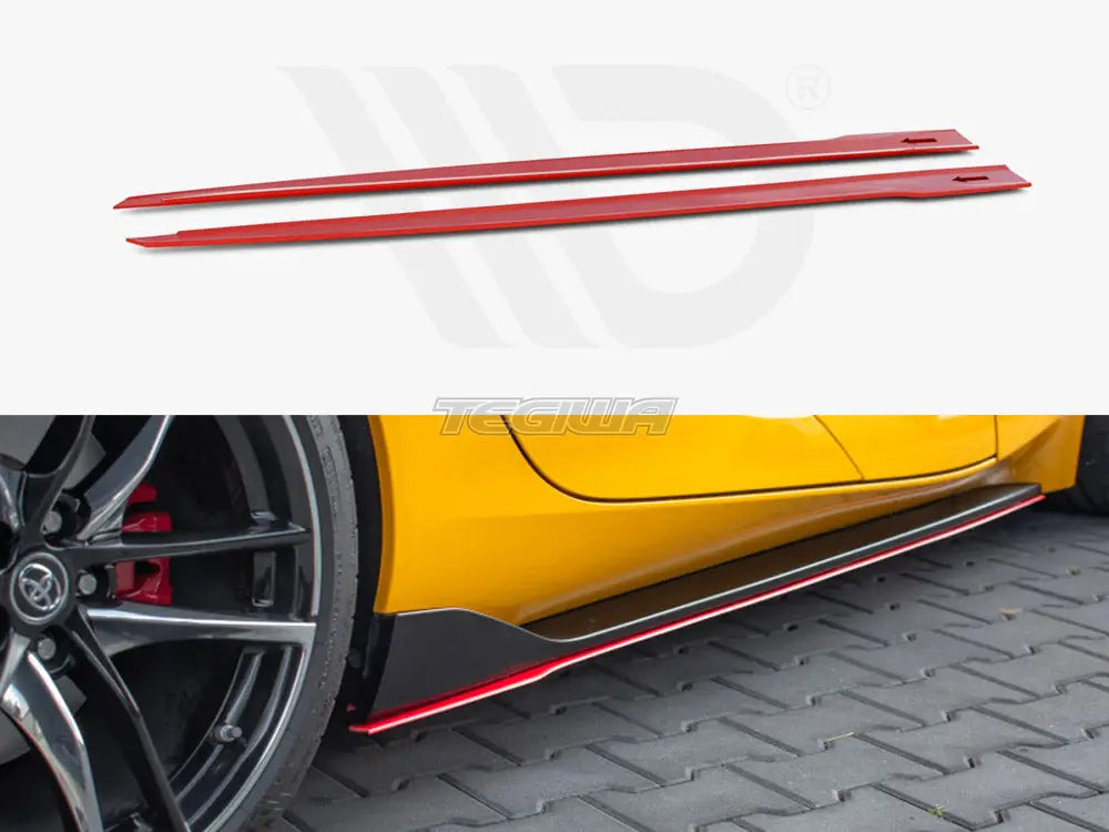 Maxton Design Side Skirts Diffusers V.2 Toyota Supra MK5 2019-