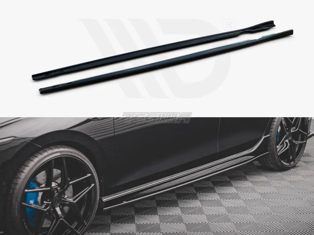 Maxton Design Side Skirts Diffusers V.2 Volkswagen Golf R MK8 20-