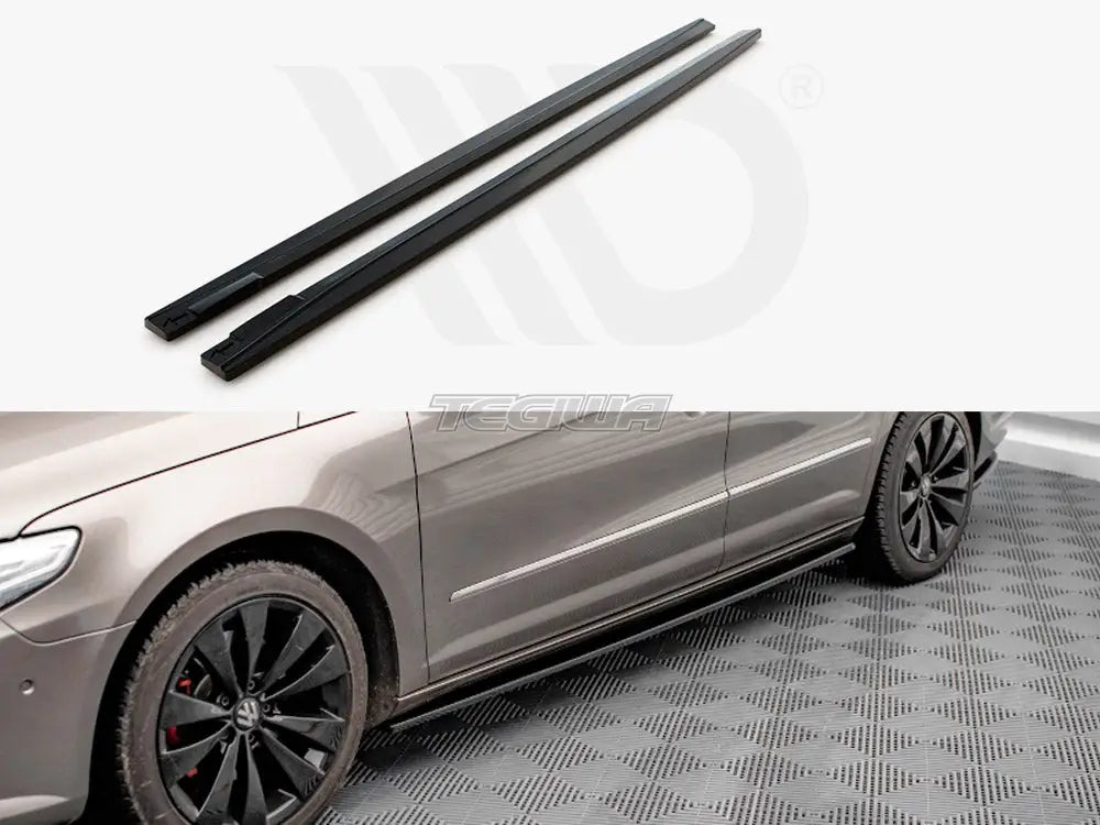 Maxton Design Side Skirts Diffusers V.2 Volkswagen Passat CC 09-12