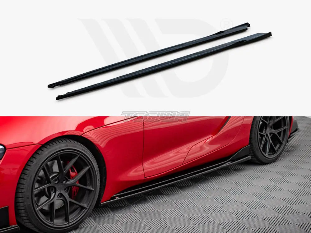 Maxton Design Side Skirts Diffusers V.3 Toyota Supra MK5 2019-