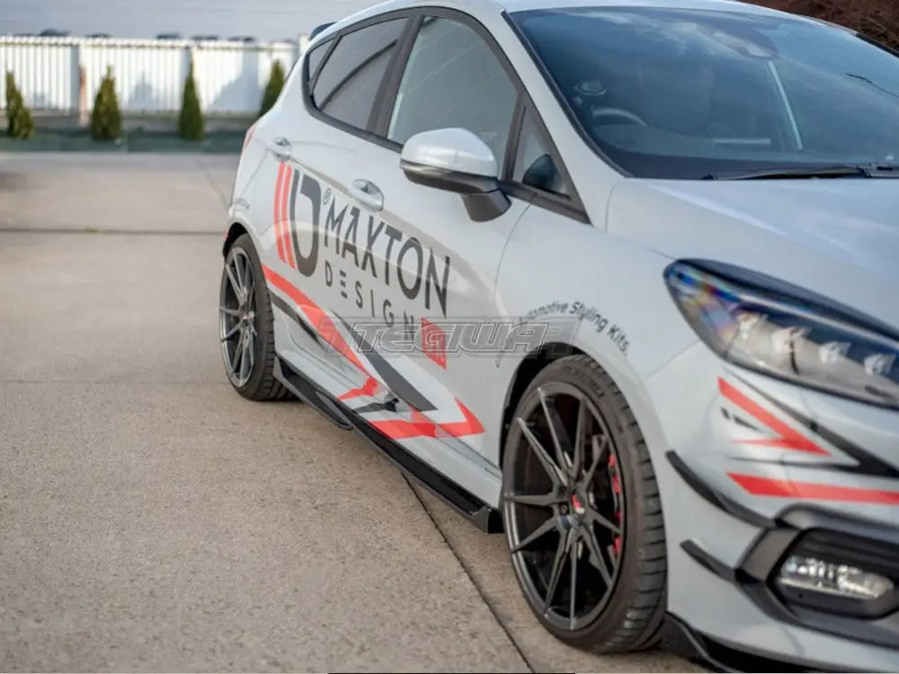 Maxton Design Side Skirts Diffusers V.4 Ford Fiesta MK8 ST ST-Line