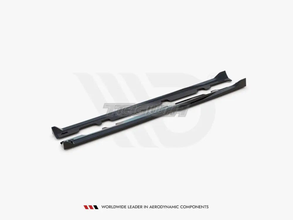 Maxton Design Side Skirts Diffusers V.4 Ford Fiesta MK8 ST ST-Line