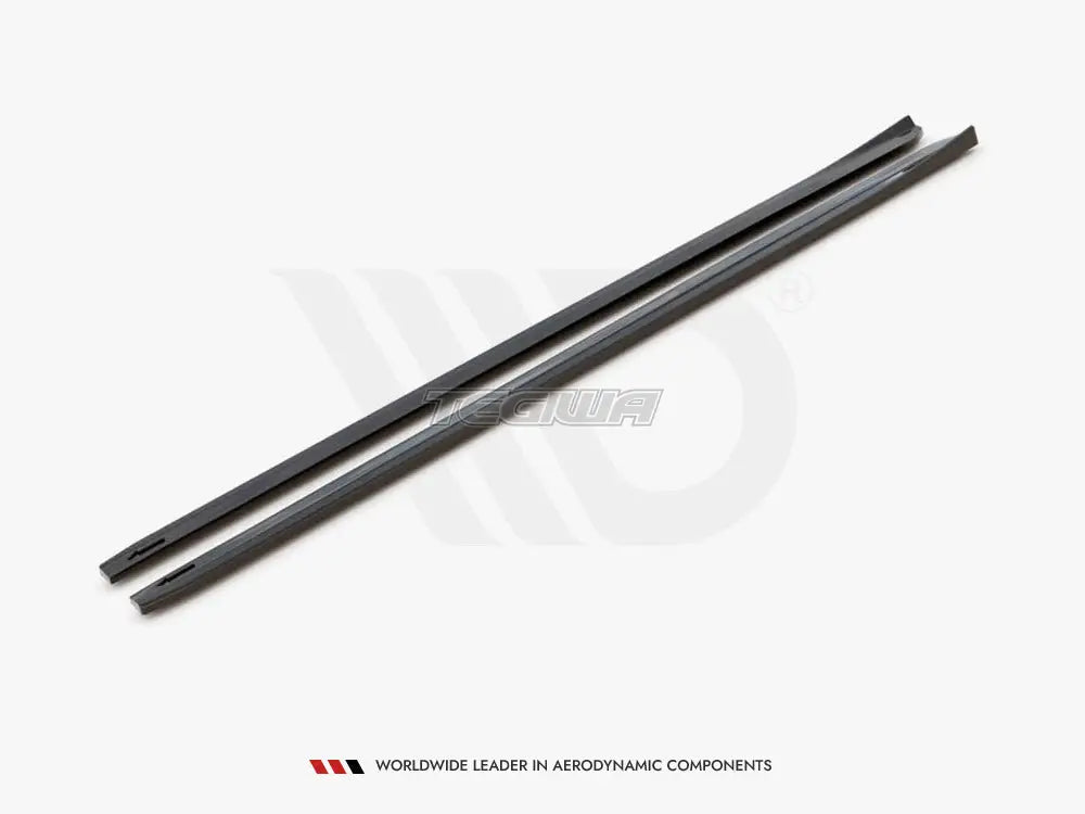 Maxton Design Side Skirts Diffusers V.4 Volkswagen Golf 7 R GTI Facelift 17-19