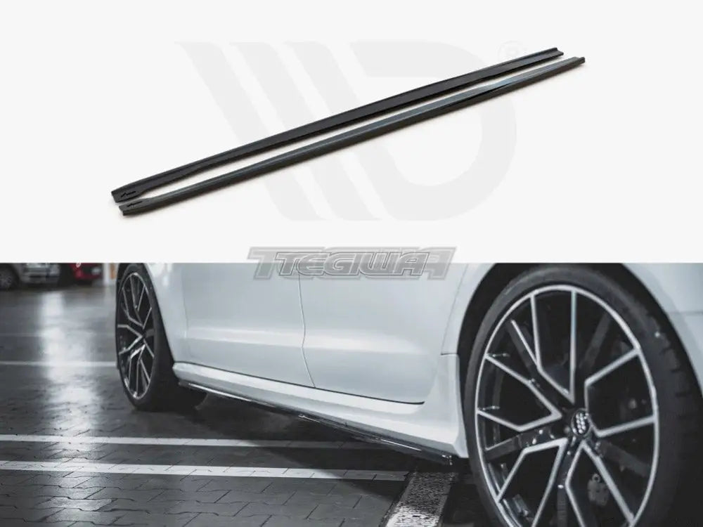 Maxton Design Side Skirts Diffusers V2 Audi RS6 C7 13-17