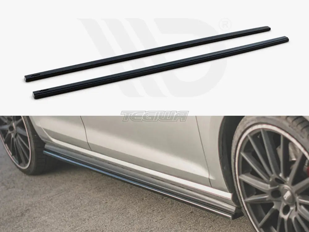 Maxton Design Side Skirts Diffusers V2 Volkswagen Golf MK7 GTI 13-16