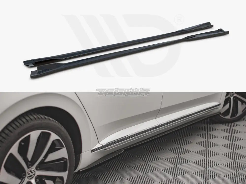 Maxton Design Side Skirts Diffusers Volkswagen Arteon R R-line Facelift 2020-