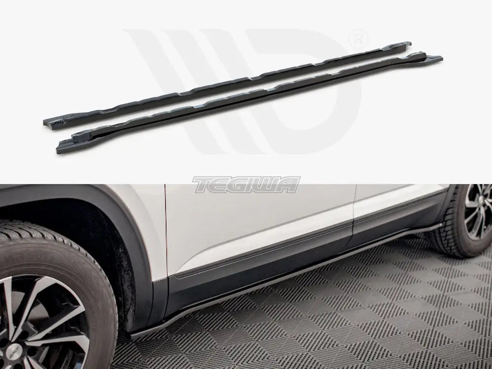 Maxton Design Side Skirts Diffusers Volkswagen Atlas Cross Sport 2020-