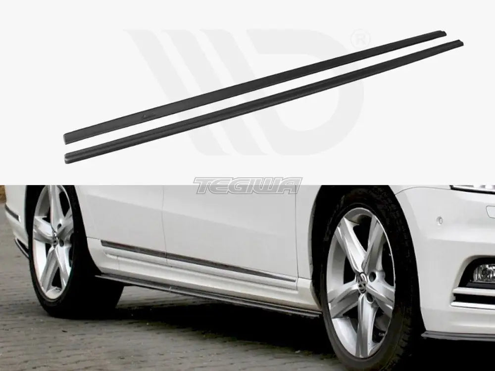 Maxton Design Side Skirts Diffusers Volkswagen Passat B7 R-line 10-14