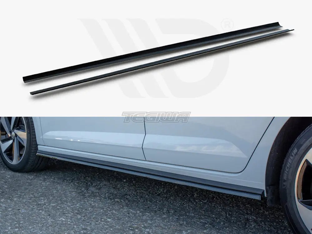 Maxton Design Side Skirts Diffusers Volkswagen Polo MK6 GTI 17-21