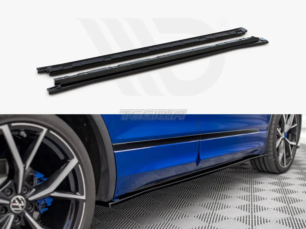 Maxton Design Side Skirts Diffusers Volkswagen Tiguan R R-line MK2 Facelift 2020-