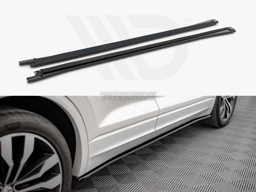 Maxton Design Side Skirts Diffusers Volkswagen Touareg R-line MK3 2018-