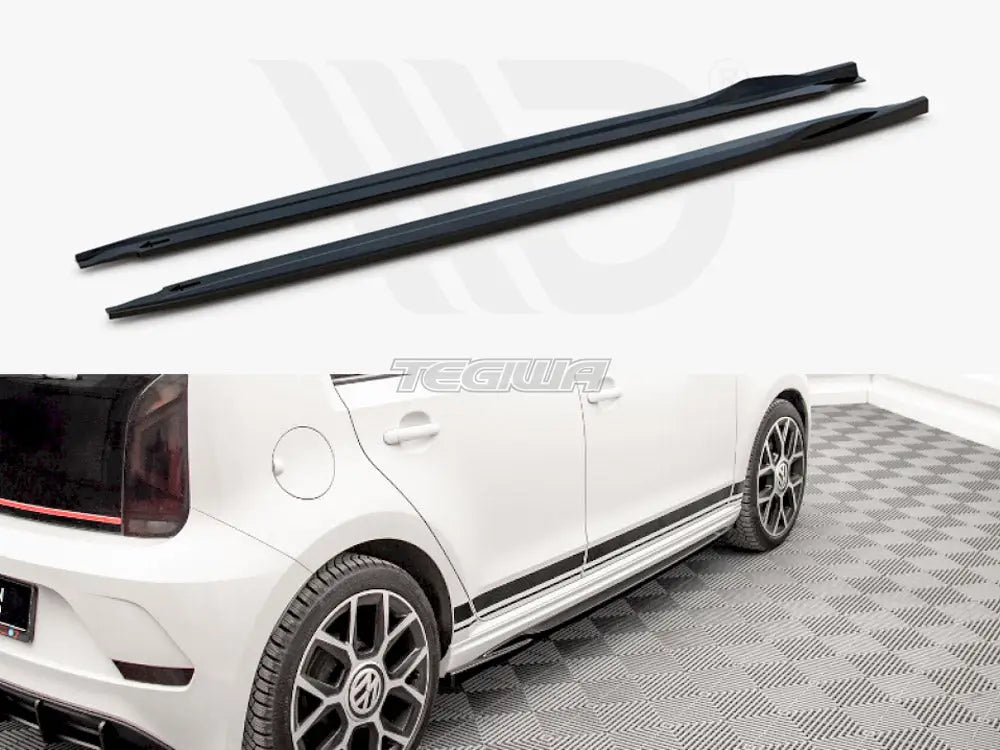 Maxton Design Side Skirts Diffusers Volkswagen UP GTI 2018-