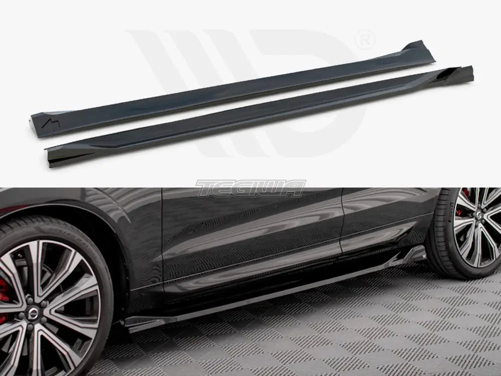 Maxton Design Side Skirts Diffusers Volvo XC60 R-Design Mk2 Facelift