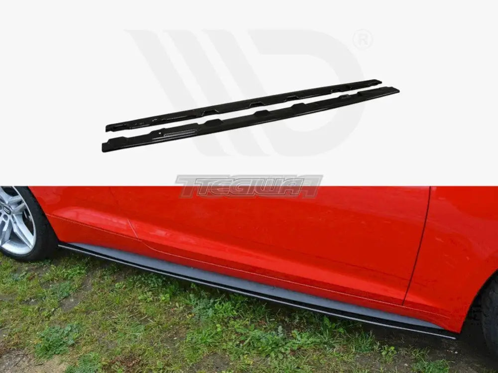 Maxton Design Side Skirts Splitters Audi A5 F5 S-line Coupe 2016 - UP