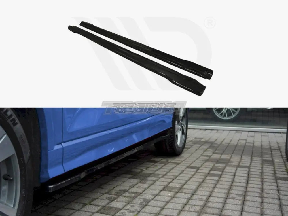 Maxton Design Side Skirts Splitters Audi Q2 MK1 Sport 2016 - Onwards