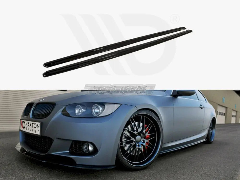 Maxton Design Side Skirts Splitters BMW 3-Series E92 M-sport 06-09