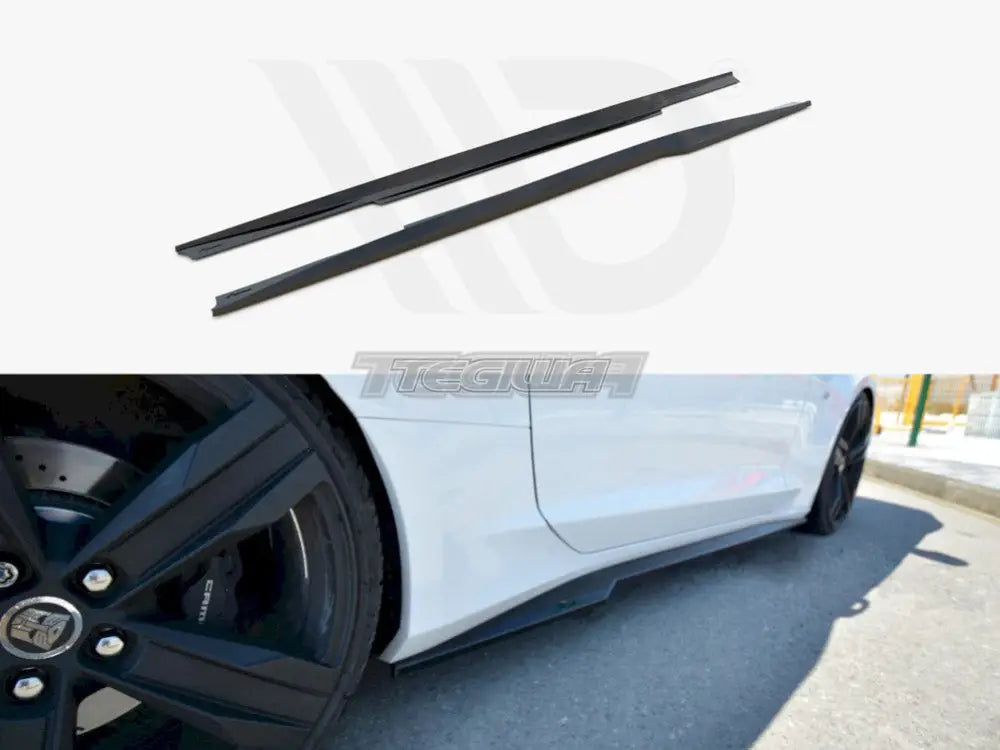 Maxton Design Side Skirts Splitters Chevrolet Camaro 6TH-GEN. Phase-i 2SS Coupe 2016-18